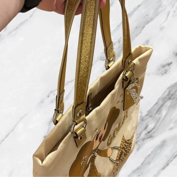 COACH Poppy Goldy Tote Rare Discontinued Vintage Y2K 15545 - Picture 14 of 14